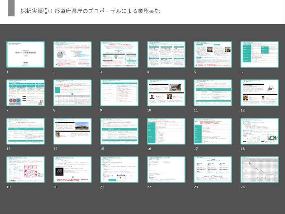 補助金等の企画書作成サポート（入札・補助金）、進行サポートを実施しました