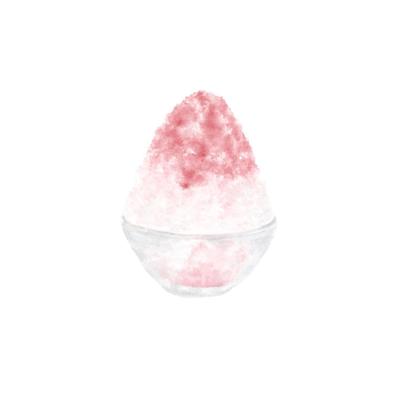 かき氷のイラスト制作しました