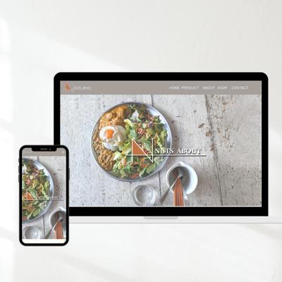 【制作実績】ナッツふりかけサイトの改修案件をデザインしました