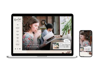 架空のカフェサイト
WordPressで制作しました