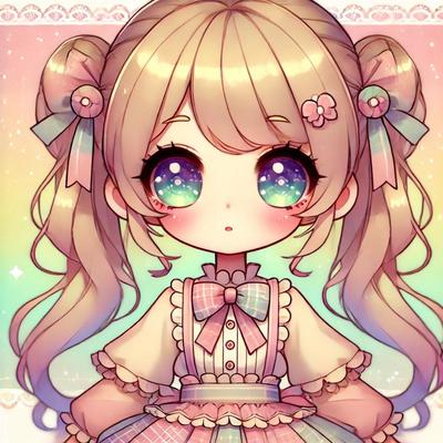 アニメキャラ風アイドルを作成してみました