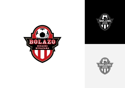 「サッカークラブ：ロゴ」制作しました