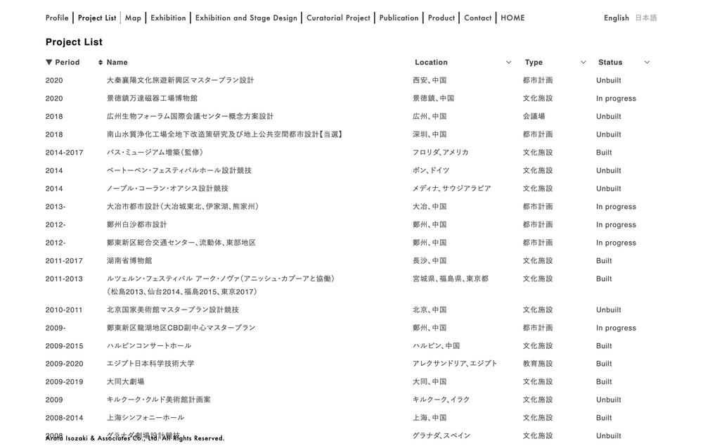 建築設計事務所のWebサイトを制作しました