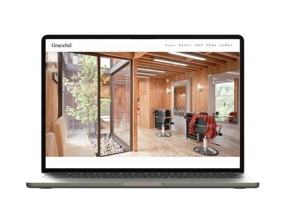 美容室のデモサイトを作成しました
