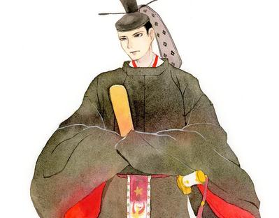 平安時代をテーマにしたイラストを描きました
