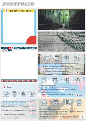 東南アジアECサイトShopeeで使用するフレーム画像、背景画像、バナー画像を作成しました