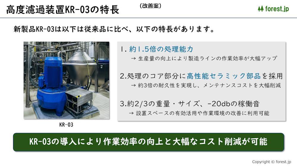 製造業における新製品のプレゼンテーション資料（PowerPoint）を改善しました