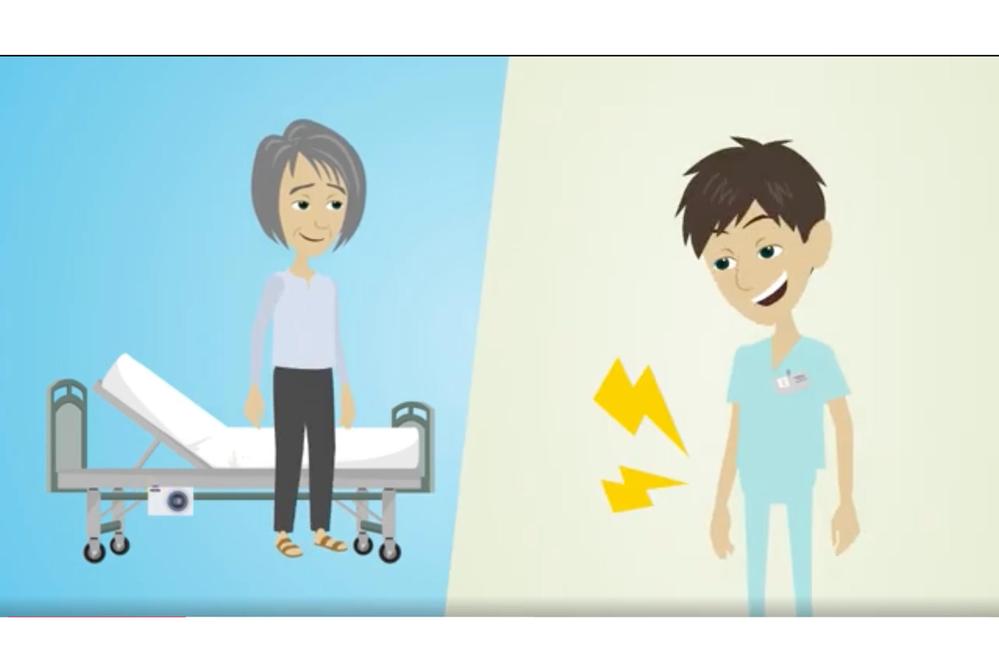 離床センサーの広告用動画を制作しました