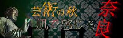 芸術の秋、奈良へ（バナー）ました