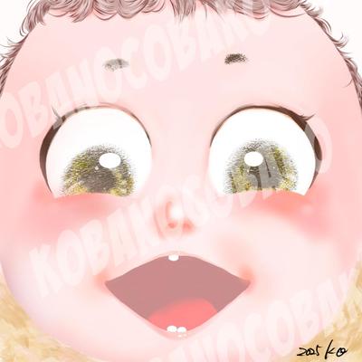 オリジナルの作品です。無垢な笑顔を描き
ました