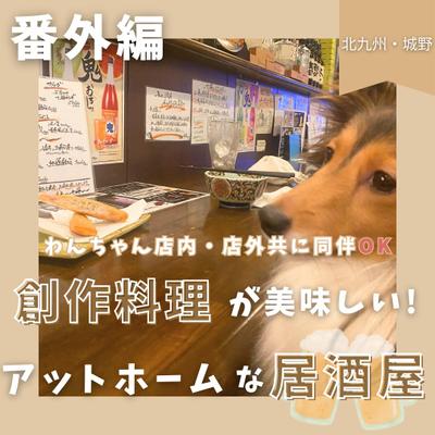 【画像】店内犬同伴OKな居酒屋を紹介しました