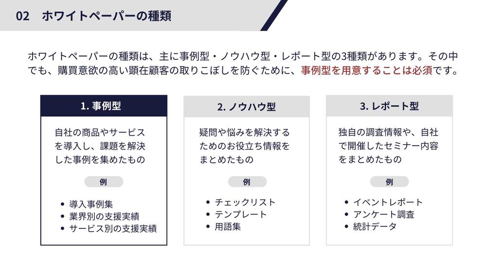 BtoB向け！ホワイトペーパーのサンプルを作成しました