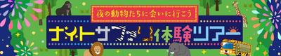 ナイトサファリ体験ツアーの架空バナーを制作しました