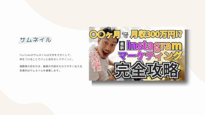 YouTubeのサムネイルを作成しました
