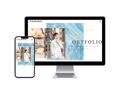 私のポートフォリオサイトを制作しました