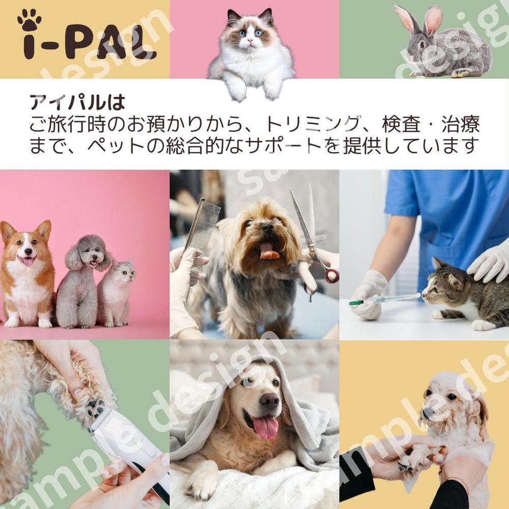 ペットビジネス用に、Instagramのフィードデザインを制作しました