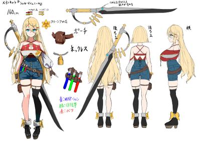 キャラクターデザインの製作をしました