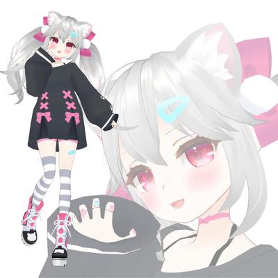 VRoid Studioで販売用オリジナル3Dキャラクターを制作しました