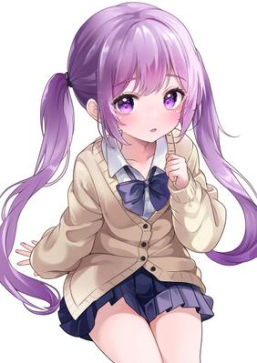 女の子を描きました