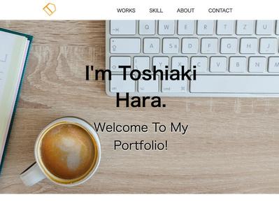 私のポートフォリオサイトを制作しました