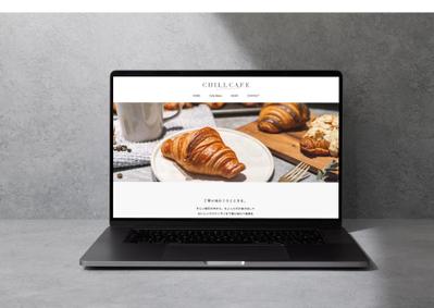 カフェサイトを制作しました