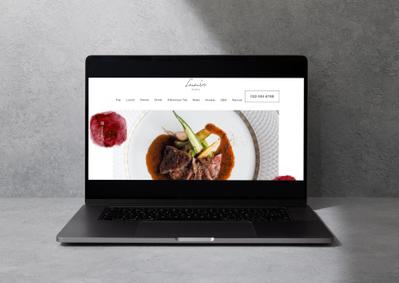 レストランサイト（lechalote様）を制作しました
