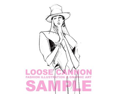 FASHION SKETCHING（ONE SHOT / 一発描き）　ました