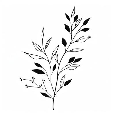 ナチュラル・植物系ロゴ作成しました