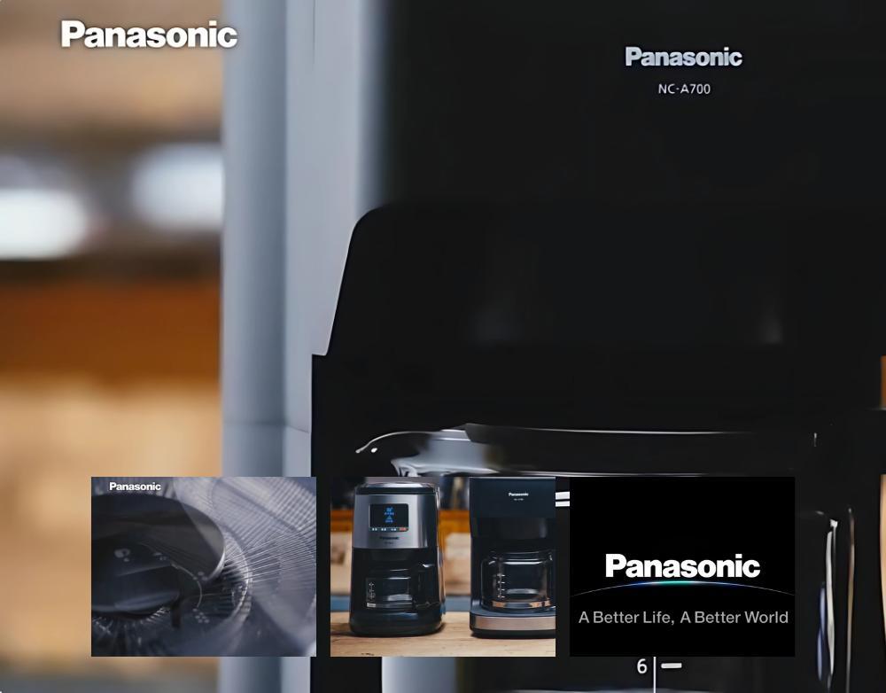 Panasonicコーヒーメーカー商品PV制作の音響を手掛けました