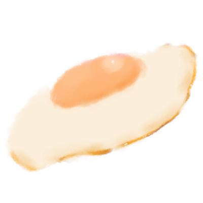 目玉焼き描きました