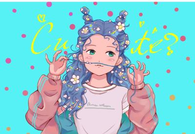 ポップでかわいい女の子のイラストをまとめました