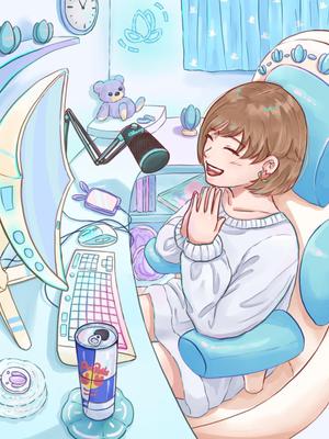 ご依頼で作成した配信で使用するイラストをまとめました