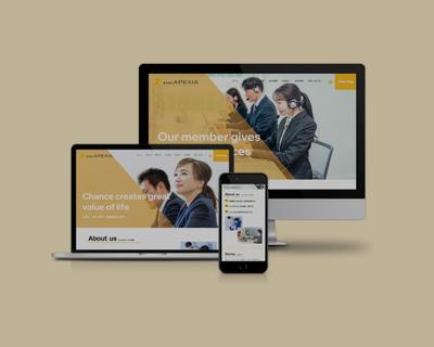 通信とエアコン事業「株式会社APEXIA」コーポレートサイトを制作しました