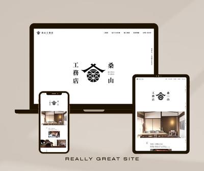 工務店のサイトを作成しました
