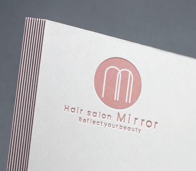 Hair Salon Mirror 様ロゴデザイン作成しました