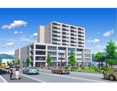 国土交通省の全国地方再生の為の外観パースを作成しました