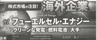 経済週刊誌エコノミストで、日本人がまだ知らない海外企業株式銘柄の特集を提案し、執筆しました