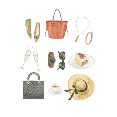 名古屋ミッドランドスクエアにて店頭配布するSTYLEBOOK2025掲載イラストを制作しました