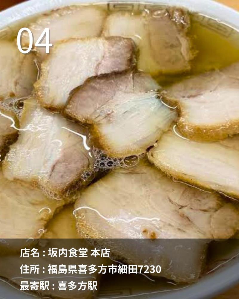 主に福島県のグルメ紹介ました