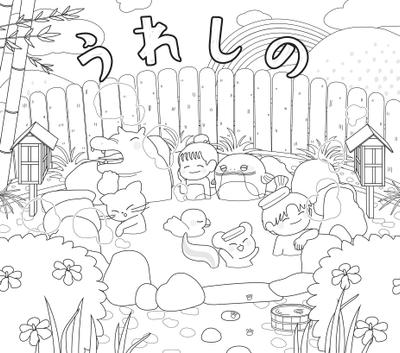 【ご依頼】塗り絵を制作しました