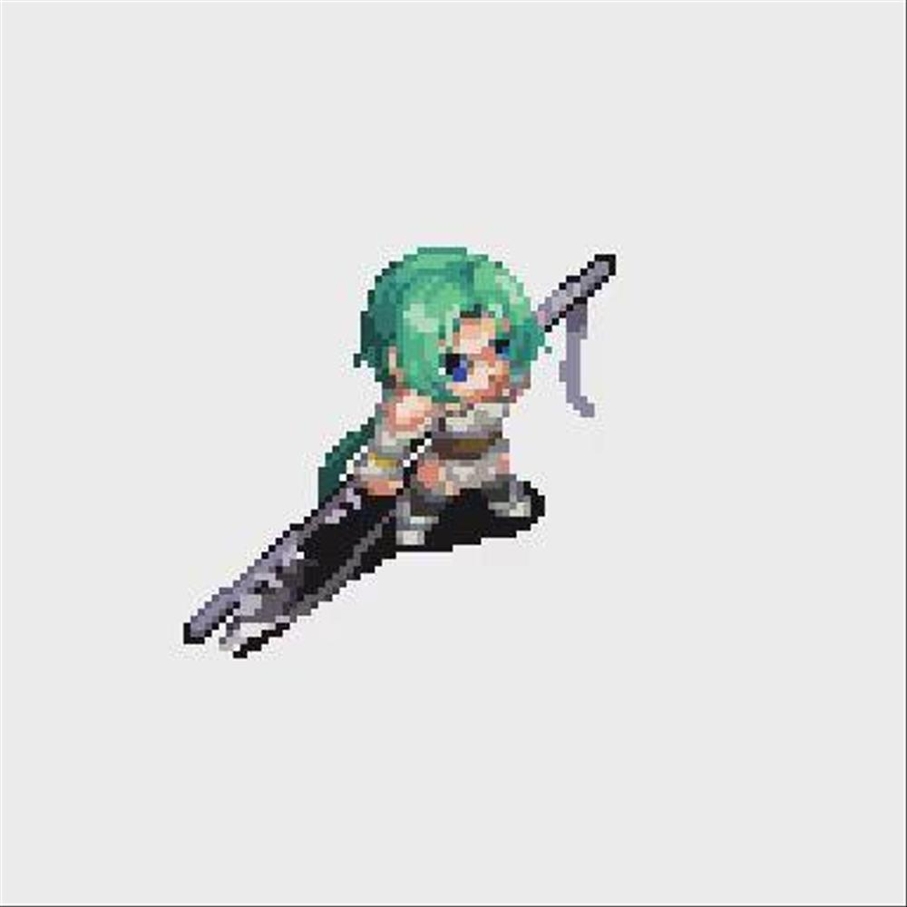 42pxほどのキャラクターのドットアニメーションを制作しました