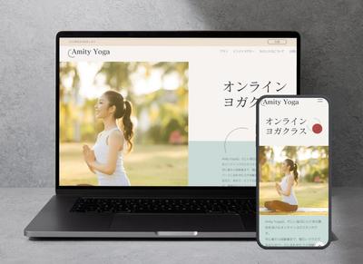 wixを使用して作成したヨガスタジオのサイトを作成しました