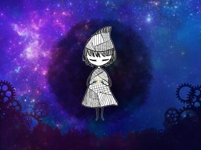 舞台『黒い星で抱きしめて』のフライヤーを制作しました