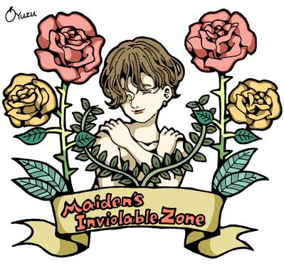 カラフルな色使いのステッカー風イラストを作成しました