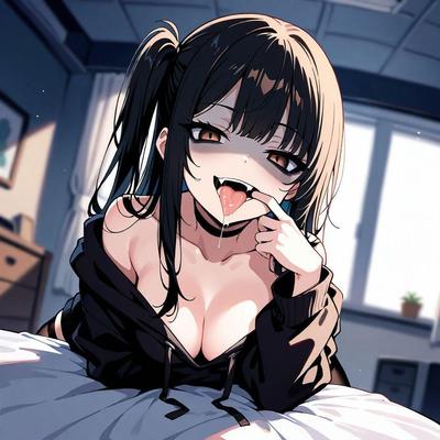 ヤンデレな可愛い女の子のイラストました