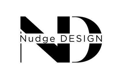 自身の屋号「Nudge Design」のロゴを制作しました