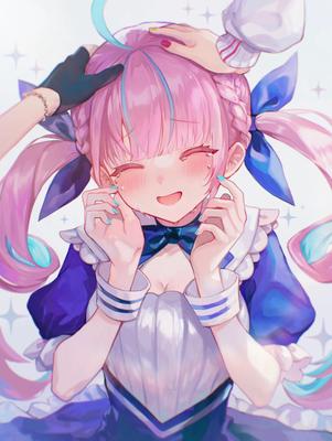 ホロライブを卒業されたVtuber湊あくあさんのファンアートを制作しました
