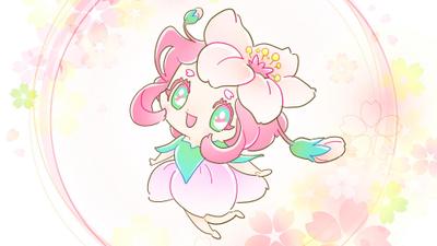 サクラの妖精キャラクターを作成しました