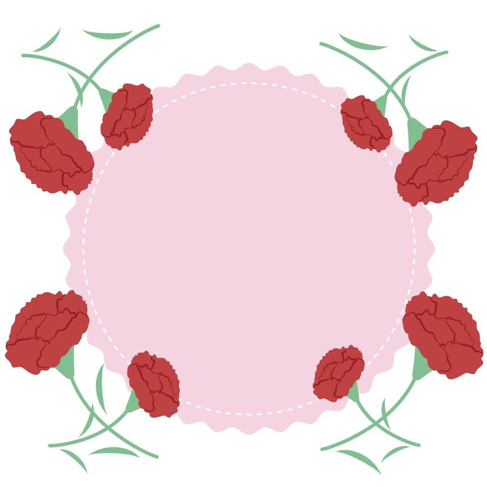 母の日用のデザインテンプレートを制作しました