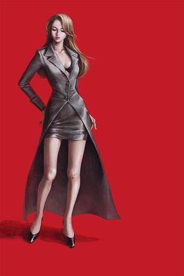 厚塗りの女性全身イラストを制作しました